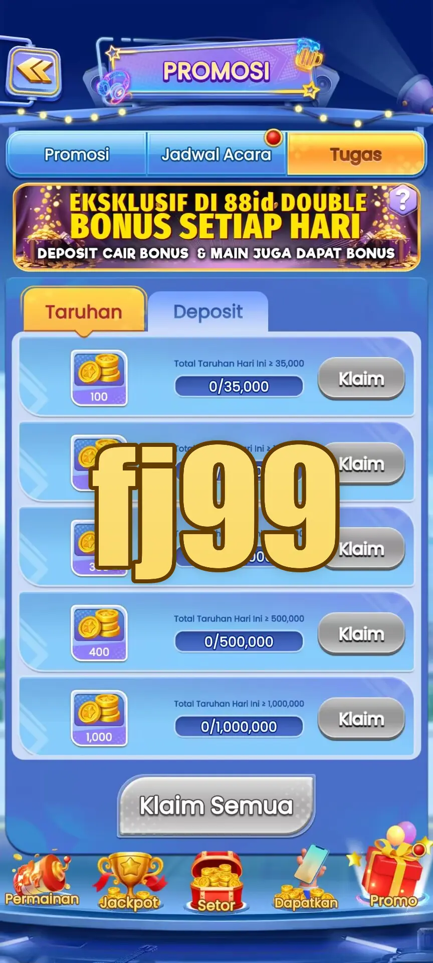 fj99 Tangkapan Layar - APK Resmi